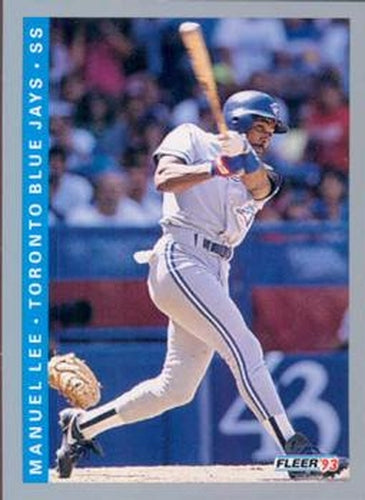 #337 Manuel Lee - Toronto Blue Jays - 1993 Fleer Baseball