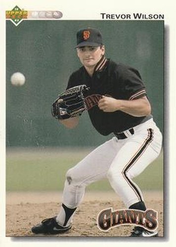 #337 Trevor Wilson - San Francisco Giants - 1992 Upper Deck Baseball