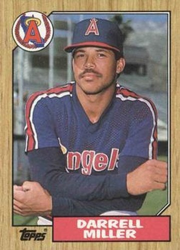 #337 Darrell Miller - California Angels - 1987 Topps Baseball