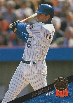 #337 Joe Orsulak - New York Mets - 1993 Leaf Baseball