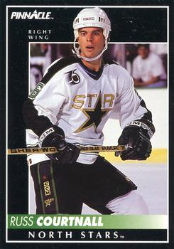 #337 Russ Courtnall - Minnesota North Stars - 1992-93 Pinnacle Canadian Hockey