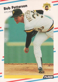 #337 Bob Patterson - Pittsburgh Pirates - 1988 Fleer Baseball