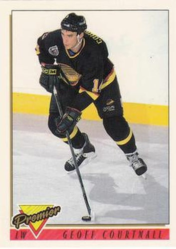 #337 Geoff Courtnall - Vancouver Canucks - 1993-94 Topps Premier Hockey