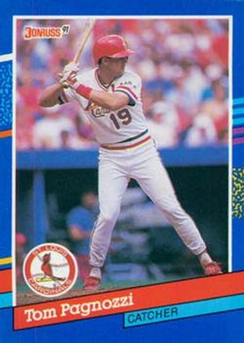 #337 Tom Pagnozzi - St. Louis Cardinals - 1991 Donruss Baseball