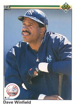 #337 Dave Winfield - New York Yankees - 1990 Upper Deck Baseball