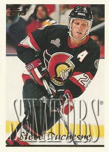#337 Steve Duchesne - Ottawa Senators - 1995-96 Topps Hockey