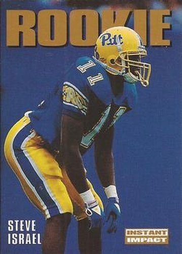 #337 Steve Israel - Los Angeles Rams - 1992 SkyBox Impact Football