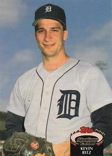 #337 Kevin Ritz - Detroit Tigers - 1992 Stadium Club Baseball