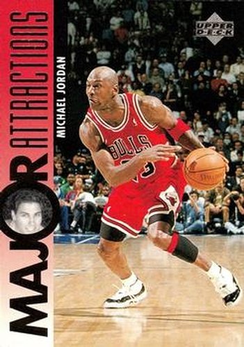 #337 Michael Jordan / David Hanson - Chicago Bulls - 1995-96 Upper Deck Basketball