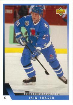 #337 Iain Fraser - Quebec Nordiques - 1993-94 Upper Deck Hockey