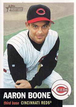 #337 Aaron Boone - Cincinnati Reds - 2002 Topps Heritage Baseball