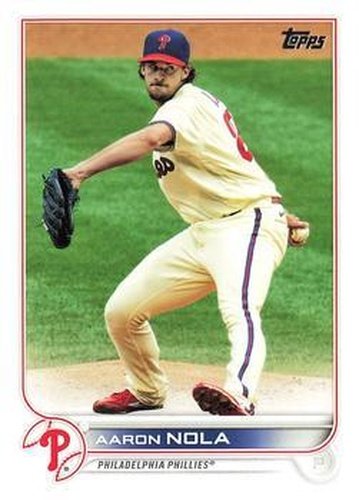 #337 Aaron Nola - Philadelphia Phillies - 2022 Topps Baseball