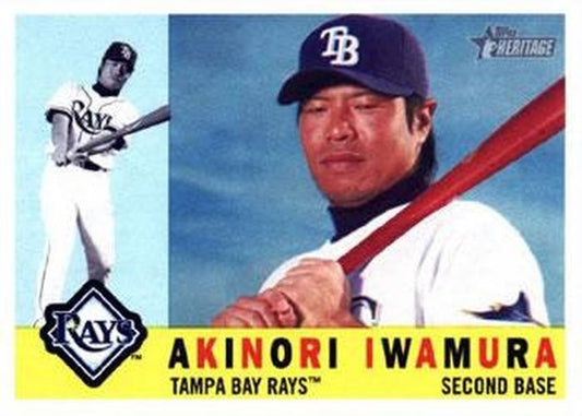 #337 Akinori Iwamura - Tampa Bay Rays - 2009 Topps Heritage Baseball