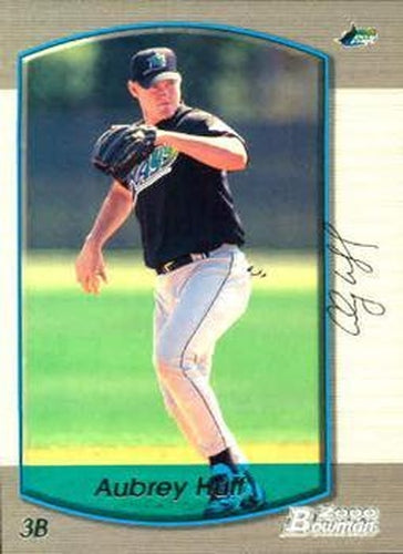 #337 Aubrey Huff - Tampa Bay Devil Rays - 2000 Bowman Baseball