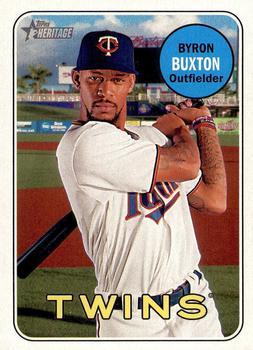 #337 Byron Buxton - Minnesota Twins - 2018 Topps Heritage Baseball