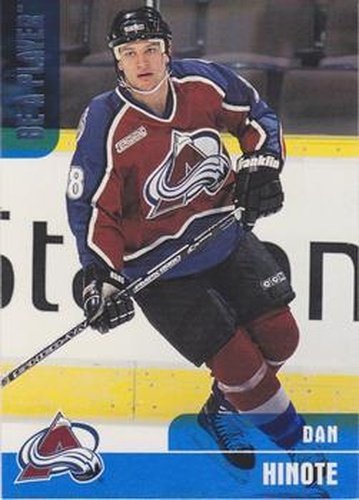 #337 Dan Hinote - Colorado Avalanche - 1999-00 Be a Player Memorabilia Hockey