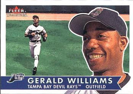 #337 Gerald Williams - Tampa Bay Devil Rays - 2001 Fleer Tradition Baseball