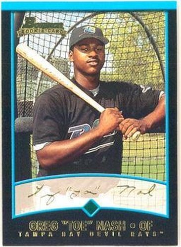 #337 Greg "Toe" Nash - Tampa Bay Devil Rays - 2001 Bowman Baseball