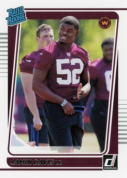 #337 Jamin Davis - Washington Football Team - 2021 Donruss Football
