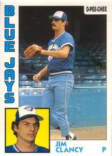 #337 Jim Clancy - Toronto Blue Jays - 1984 O-Pee-Chee Baseball