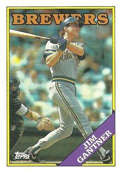 #337 Jim Gantner - Milwaukee Brewers - 1988 Topps Baseball