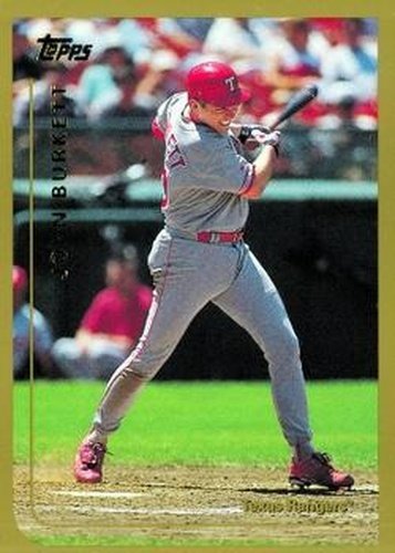 #337 John Burkett - Texas Rangers - 1999 Topps Baseball