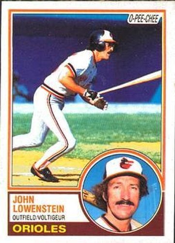 #337 John Lowenstein - Baltimore Orioles - 1983 O-Pee-Chee Baseball