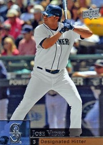 #337 Jose Vidro - Seattle Mariners - 2009 Upper Deck Baseball