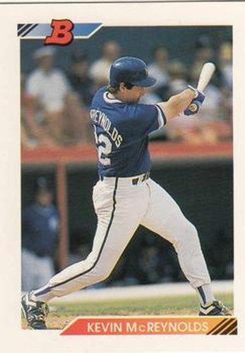 #337 Kevin McReynolds - Kansas City Royals - 1992 Bowman Baseball