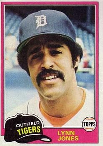 #337 Lynn Jones - Detroit Tigers - 1981 Topps Baseball