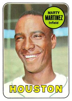 #337 Marty Martinez - Houston Astros - 1969 Topps Baseball