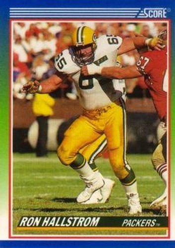 #337 Ron Hallstrom - Green Bay Packers - 1990 Score Football
