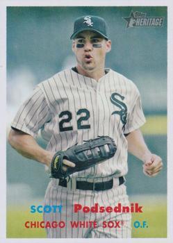 #337 Scott Podsednik - Chicago White Sox - 2006 Topps Heritage Baseball