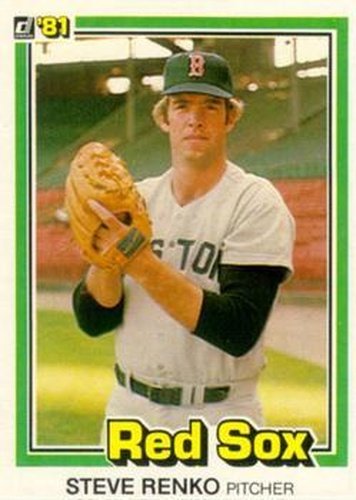 #337 Steve Renko - Boston Red Sox - 1981 Donruss Baseball