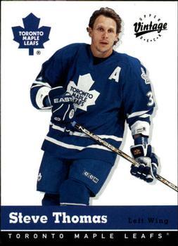 #337 Steve Thomas - Toronto Maple Leafs - 2000-01 Upper Deck Vintage Hockey