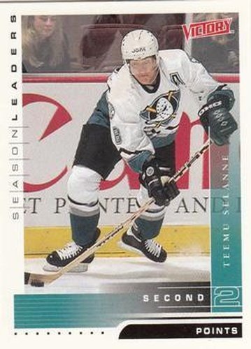 #337 Teemu Selanne - Anaheim Mighty Ducks - 1999-00 Upper Deck Victory Hockey