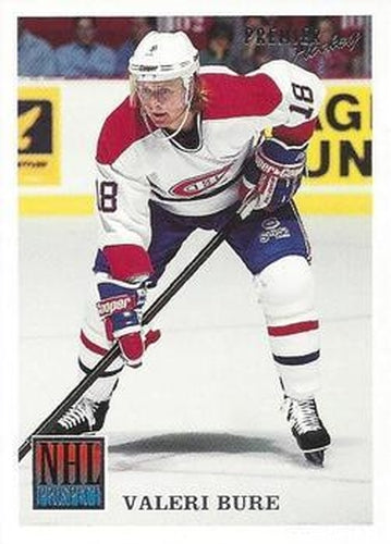 #337 Valeri Bure - Montreal Canadiens - 1994-95 Topps Premier Hockey