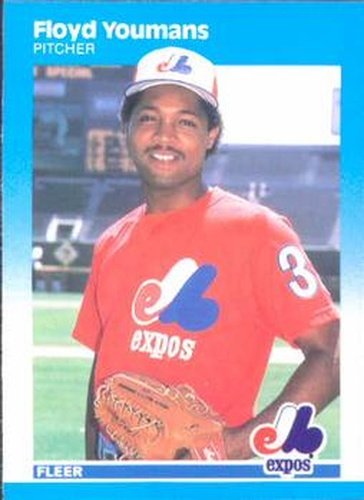 #337 Floyd Youmans - Montreal Expos - 1987 Fleer Baseball