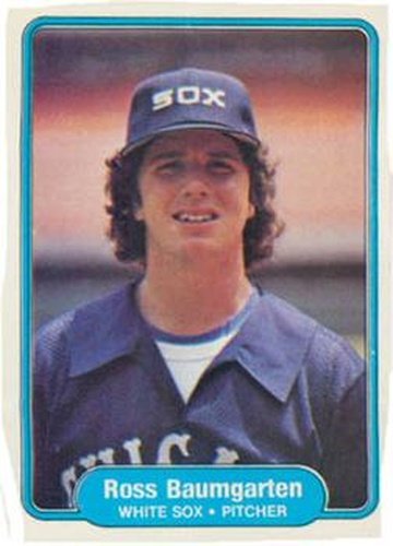#337 Ross Baumgarten - Chicago White Sox - 1982 Fleer Baseball