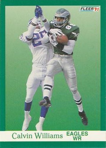 #337 Calvin Williams - Philadelphia Eagles - 1991 Fleer Football