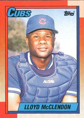 #337 Lloyd McClendon - Chicago Cubs - 1990 O-Pee-Chee Baseball