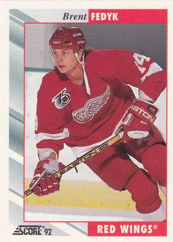 #337 Brent Fedyk - Detroit Red Wings - 1992-93 Score USA Hockey