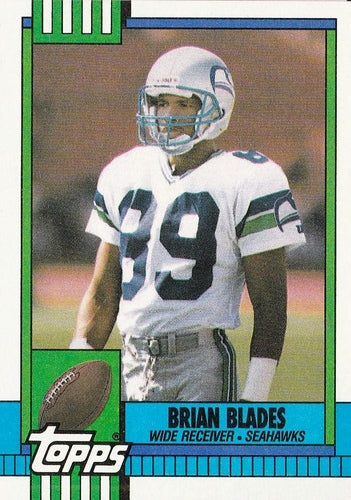 #337 Brian Blades - Seattle Seahawks - 1990 Topps Football