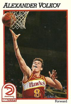 #337 Alexander Volkov - Atlanta Hawks - 1991-92 Hoops Basketball
