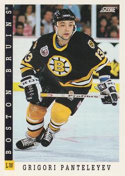 #337 Grigori Panteleyev - Boston Bruins - 1993-94 Score Canadian Hockey