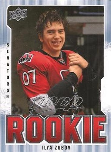 #337 Ilya Zubov - Ottawa Senators - 2008-09 Upper Deck MVP Hockey
