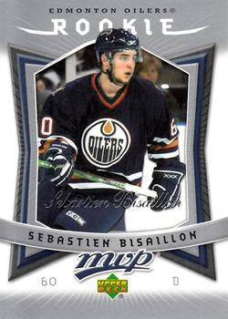 #337 Sebastien Bisaillon - Edmonton Oilers - 2007-08 Upper Deck MVP Hockey