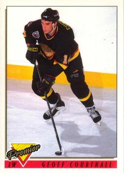 #337 Geoff Courtnall - Vancouver Canucks - 1993-94 O-Pee-Chee Premier Hockey
