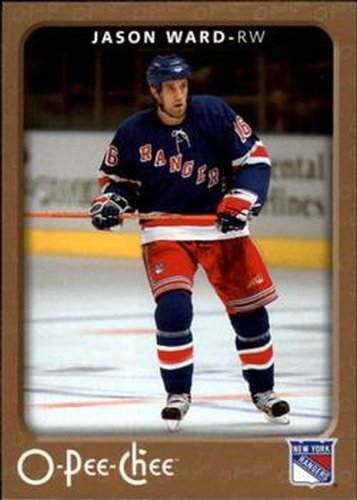 #337 Jason Ward - New York Rangers - 2006-07 O-Pee-Chee Hockey