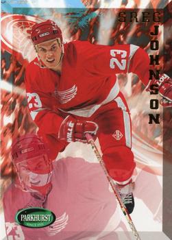 #338 Greg Johnson - Detroit Red Wings - 1995-96 Parkhurst International Hockey